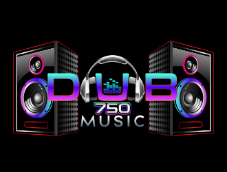 DUB 750 Music logo design by axel182