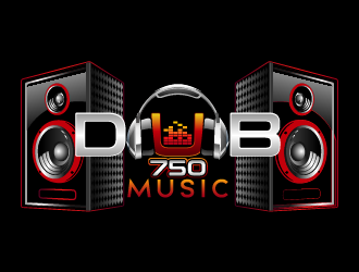 DUB 750 Music logo design by axel182