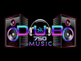 DUB 750 Music logo design by axel182