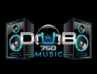 DUB 750 Music logo design by axel182