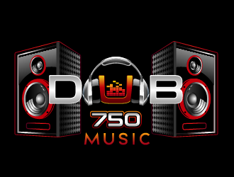 DUB 750 Music logo design by axel182