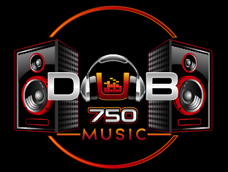 DUB 750 Music logo design by axel182