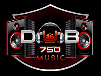 DUB 750 Music logo design by axel182