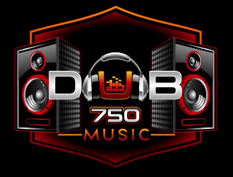 DUB 750 Music logo design by axel182