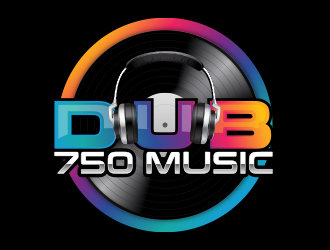 DUB 750 Music logo design by MarkindDesign