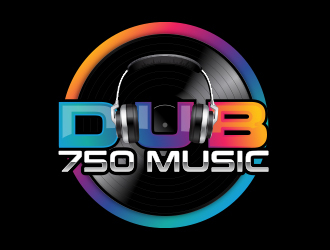 DUB 750 Music logo design by MarkindDesign