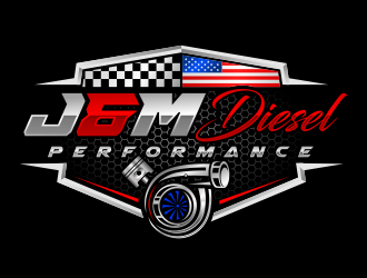 J&M Diesel Performance logo design by Gopil