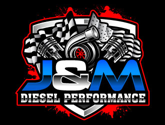 J&M Diesel Performance logo design by daywalker