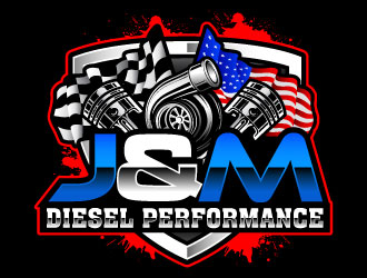 J&M Diesel Performance logo design by daywalker