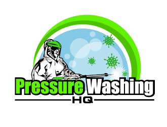 Pressure Washing HQ logo design by AamirKhan