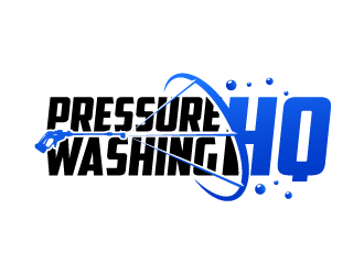 Pressure Washing HQ logo design by PRN123