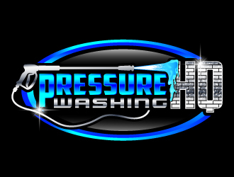 Pressure Washing HQ logo design by LucidSketch