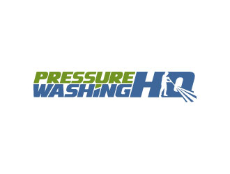 Pressure Washing HQ logo design by daywalker