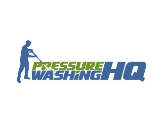 Pressure Washing HQ logo design by daywalker