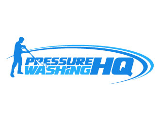 Pressure Washing HQ logo design by daywalker