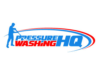 Pressure Washing HQ logo design by daywalker