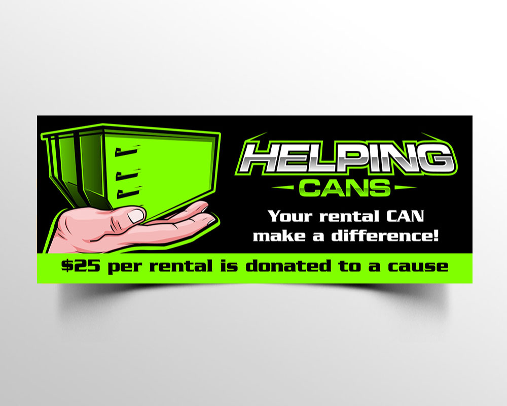 Helping Cans, LLC.  logo design by Boomstudioz