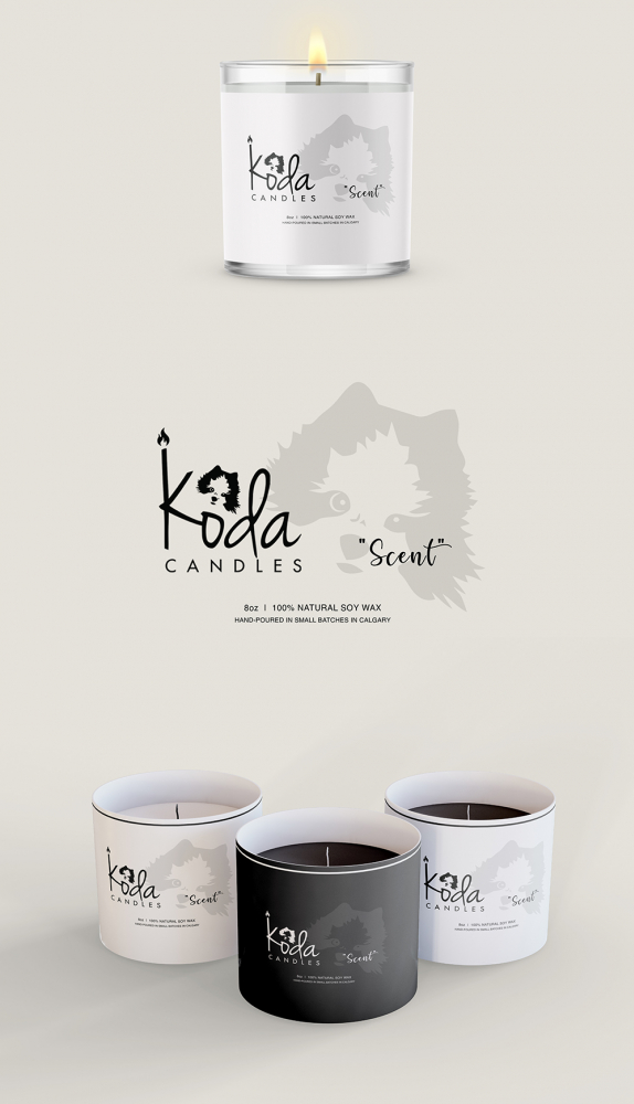 Koda Candles logo design by cwrproject