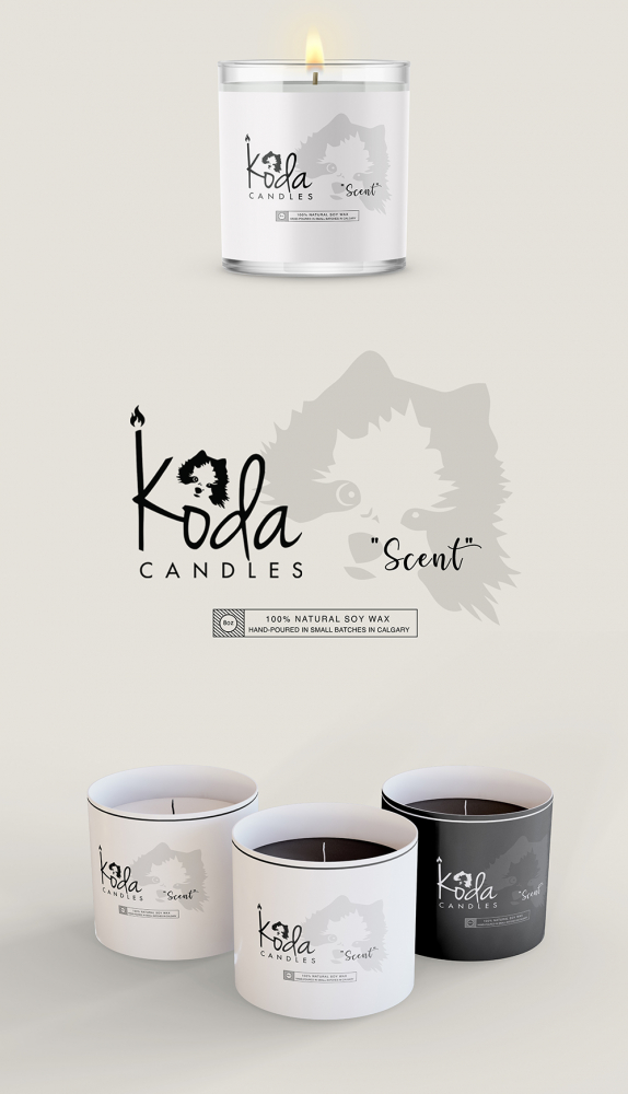 Koda Candles logo design by cwrproject