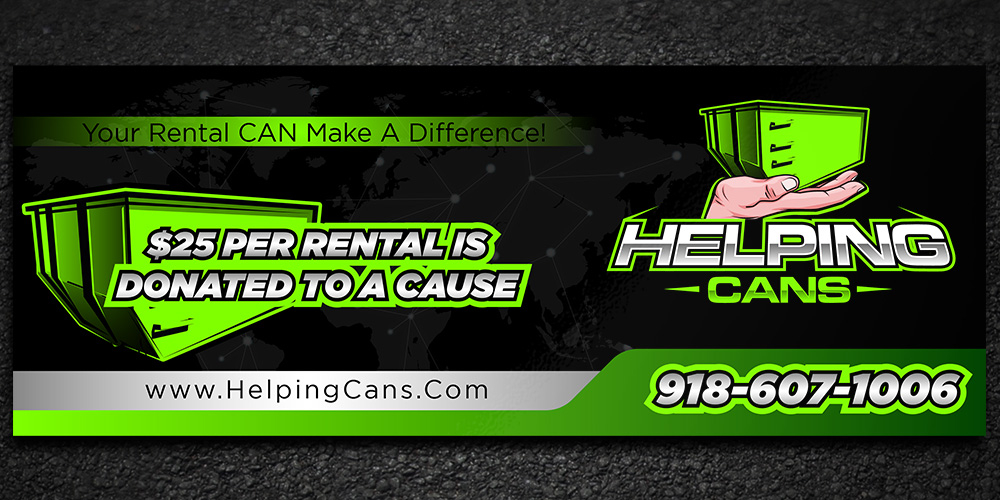 Helping Cans, LLC.  logo design by Gelotine