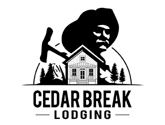 Cedar Break Lodging logo design by neonlamp