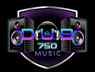 DUB 750 Music logo design by axel182