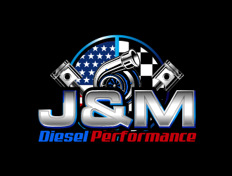 J&M Diesel Performance logo design by axel182