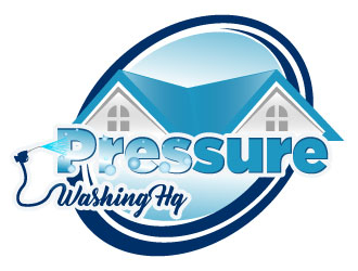 Pressure Washing HQ logo design by Suvendu