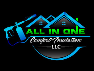 ALL IN ONE COMFORT INSULATION LLC logo design by Suvendu