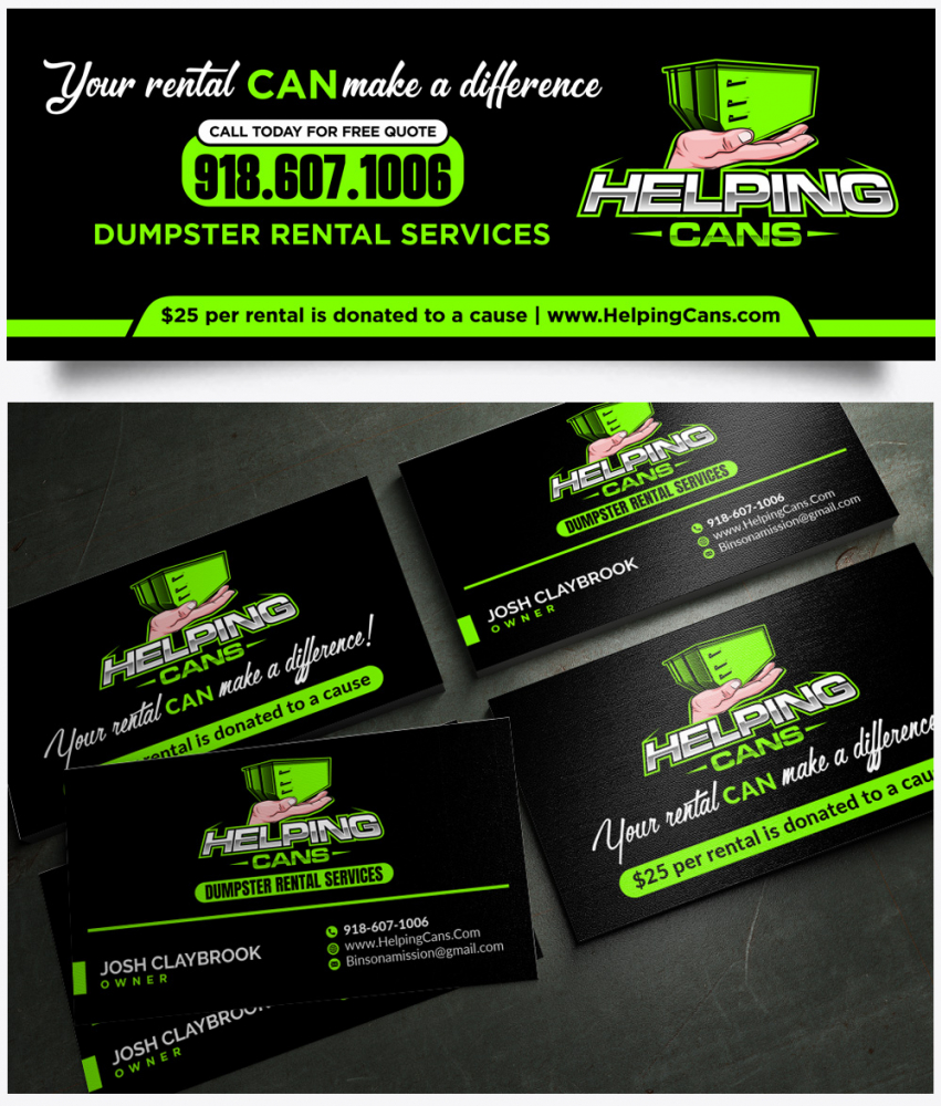 Helping Cans, LLC.  logo design by Realistis