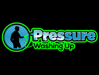 Pressure Washing HQ logo design by Suvendu