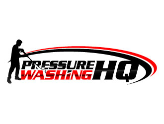 Pressure Washing HQ logo design by daywalker