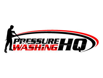 Pressure Washing HQ logo design by daywalker