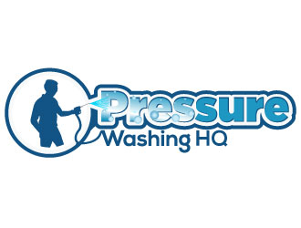 Pressure Washing HQ logo design by Suvendu