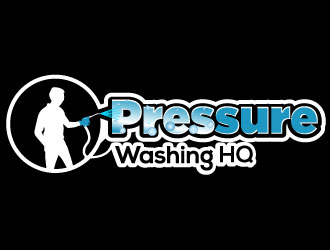 Pressure Washing HQ logo design by Suvendu