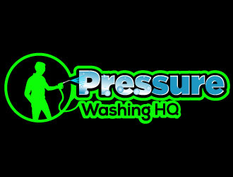 Pressure Washing HQ logo design by Suvendu