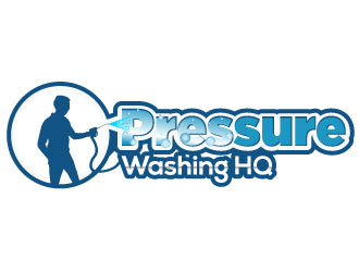 Pressure Washing HQ logo design by Suvendu