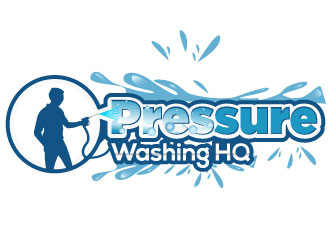 Pressure Washing HQ logo design by Suvendu