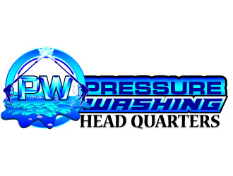 Pressure Washing HQ logo design by Suvendu