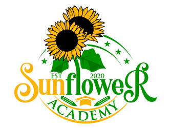 Sunflower Academy logo design by DreamLogoDesign