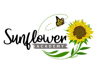 Sunflower Academy logo design by DreamLogoDesign