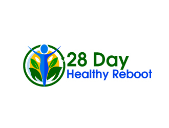 28 Day Healthy Reboot logo design by Suvendu