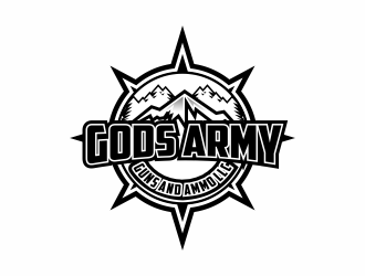 Gods Army Guns and Ammo LLC logo design by andayani*