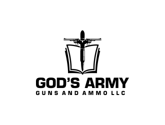 Gods Army Guns and Ammo LLC logo design by oke2angconcept