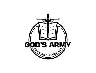 Gods Army Guns and Ammo LLC logo design by oke2angconcept