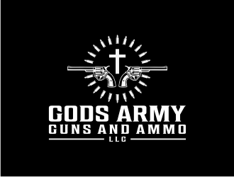 Gods Army Guns and Ammo LLC logo design by veter