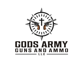 Gods Army Guns and Ammo LLC logo design by veter