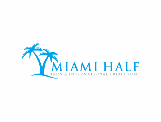 Miami Half Iron & International Triathlon logo design by andayani*