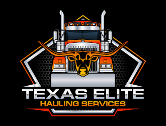 Texas Elite Hauling Services logo design by uttam