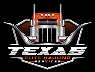 Texas Elite Hauling Services logo design by Suvendu